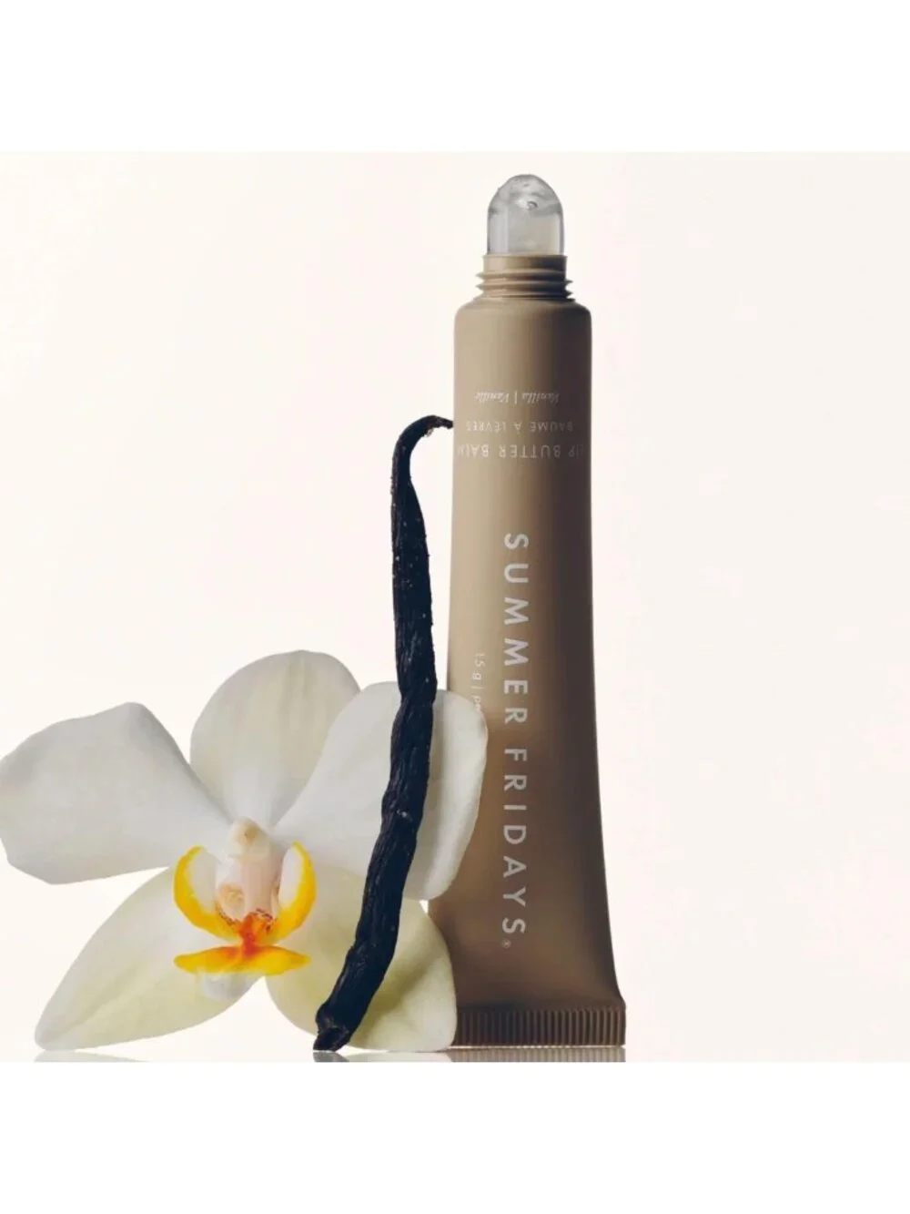 Hydrating Lip Butter Balm - Conditioning Lip Mask for Moisture & Shine - Vanilla